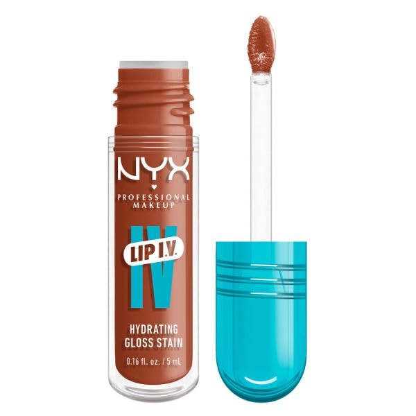 NYX Professional Makeup Hydrating Gloss Serum Lip I.V. Caramel Drip Lip Gloss 5 ml