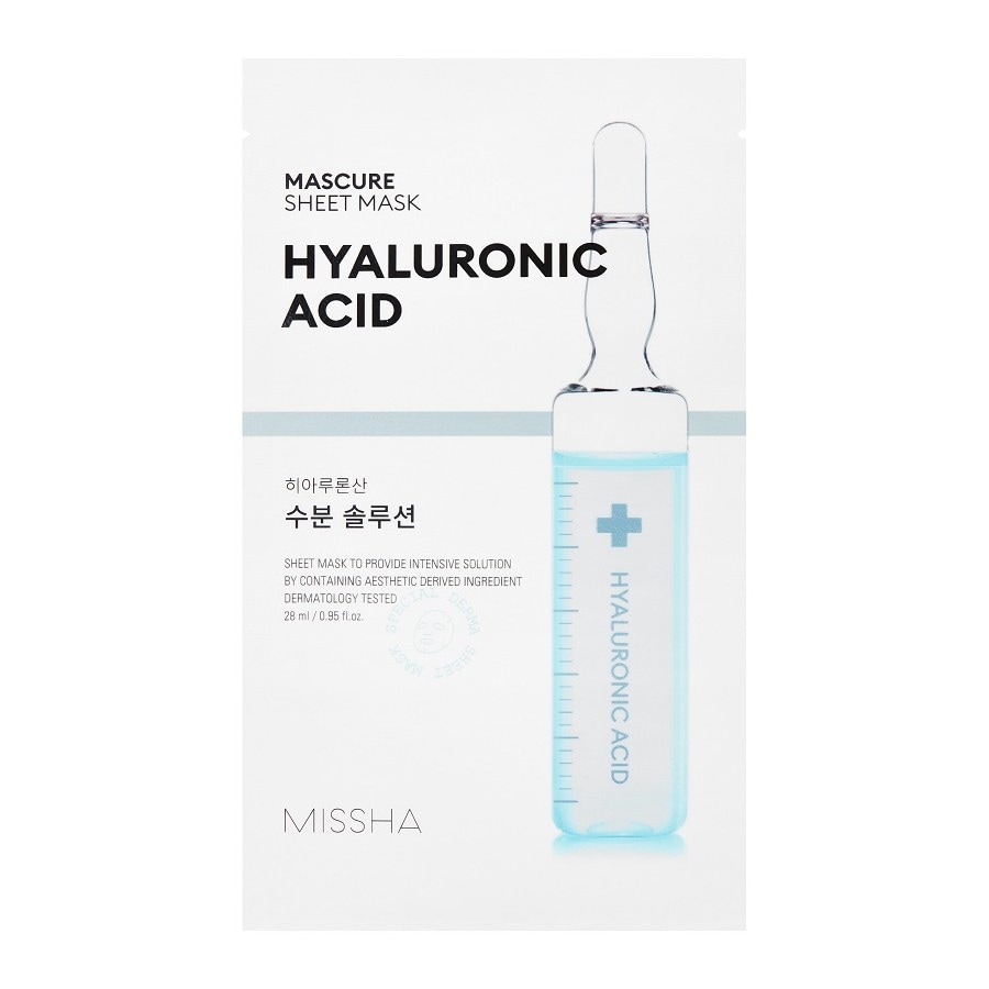 Missha Mascure Hydra Solution Sheet Mask Hyaluronic Acid  Masca Fata 27 ml