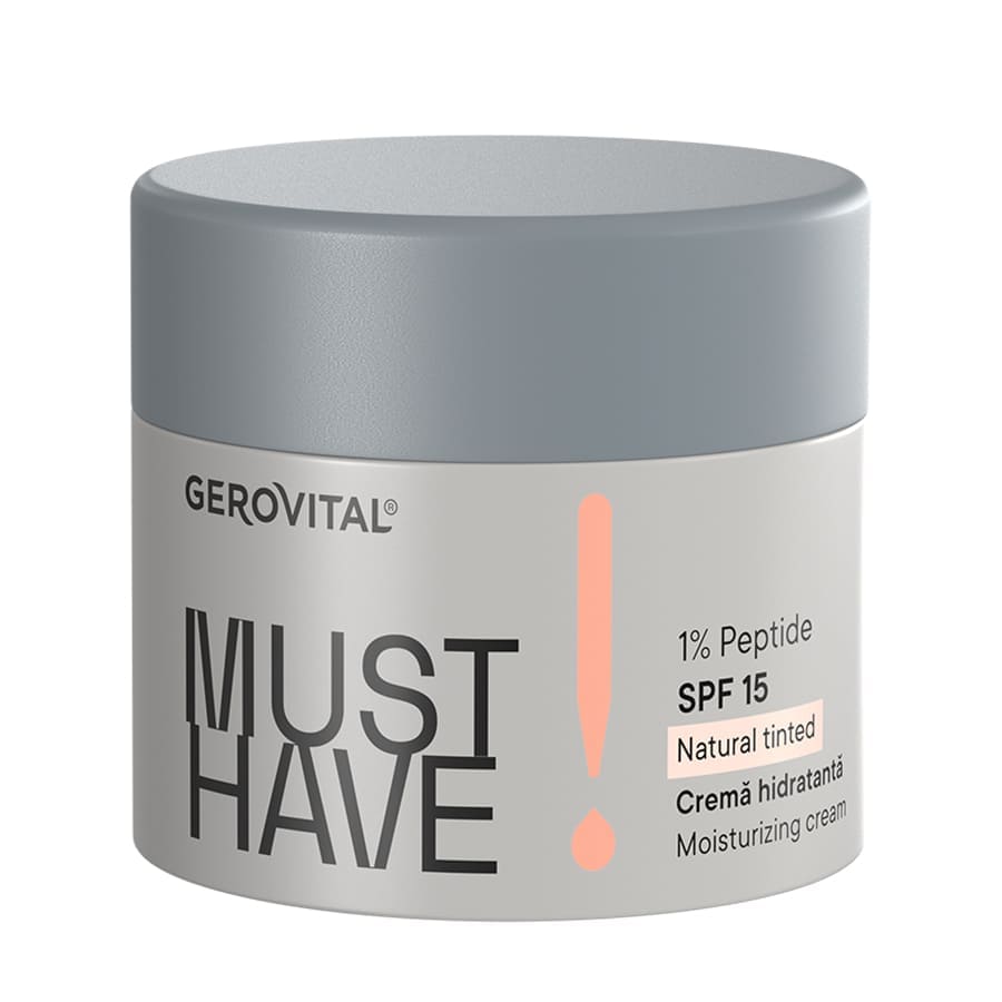 Gerovital Moisturizing Cream 1% Peptide SPF 15  Crema Fata 50 ml