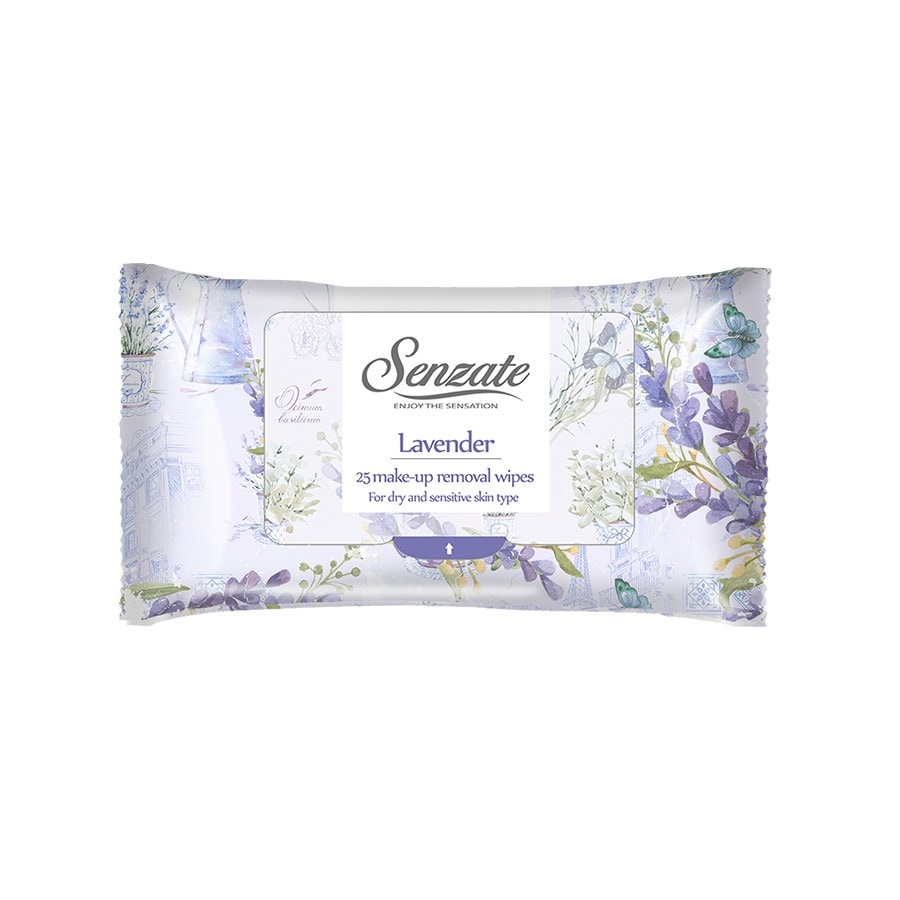 Senzate Servetele Demachiante Lavanda  Servetele Demachiante 25 Bucăți