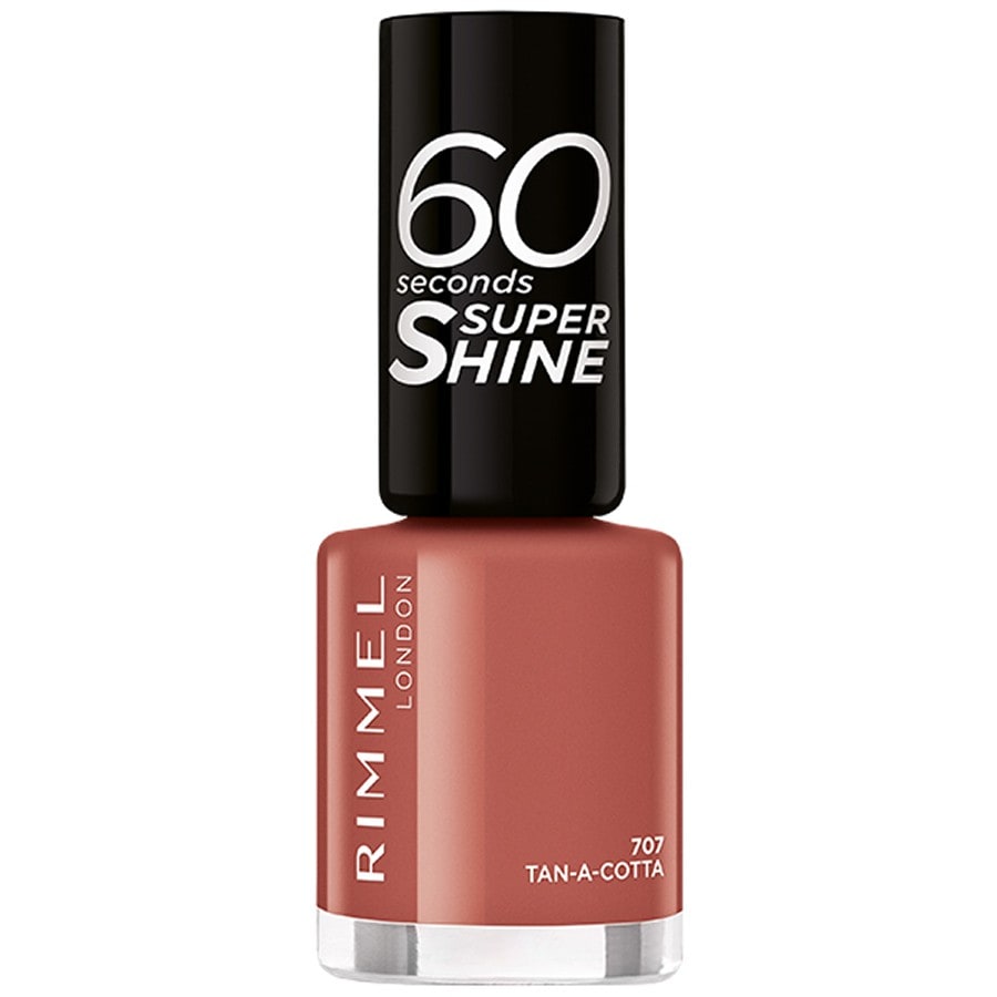 Rimmel London 60 Seconds Super Shine Nail Tan-A-Cotta Lac Unghii 8 ml