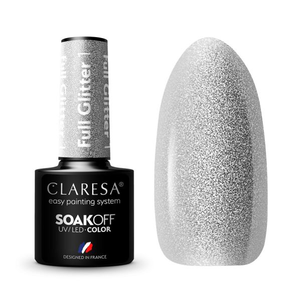 Claresa Full Glitter SoakOff UV/LED Color  Lac Unghii 5 g