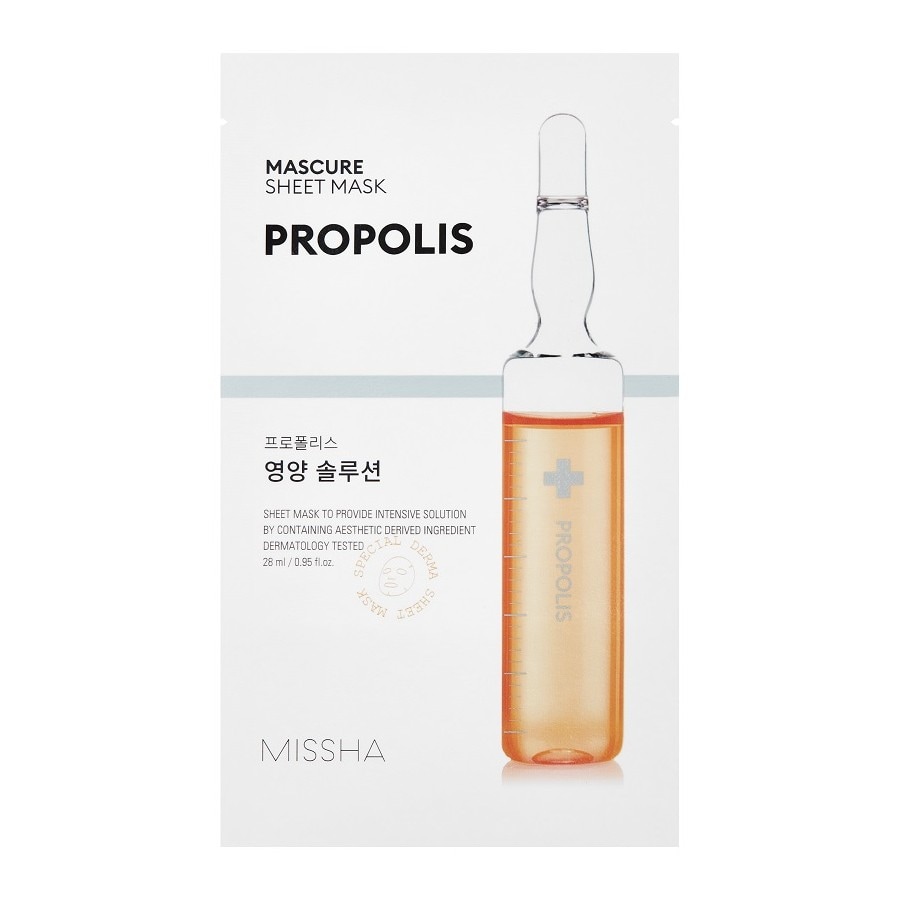 Missha Mascure Nutrition Solution Sheet Mask Propolis  Masca Fata 27 ml