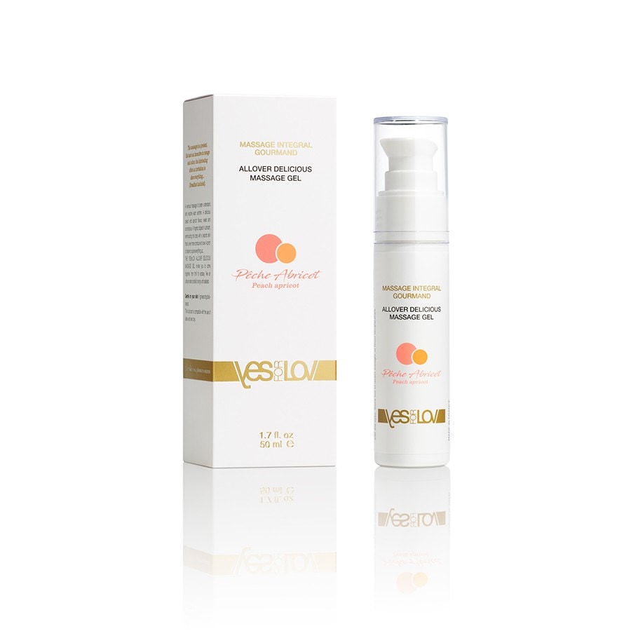 Yesforlov Allover Delicious Massage Gel Peach Apricot  Lubrifiant 50 ml