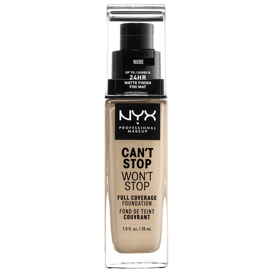 NYX Professional Makeup Cant Stop Wont Stop 24h Foundation .Nude Fond Ten 30 ml
