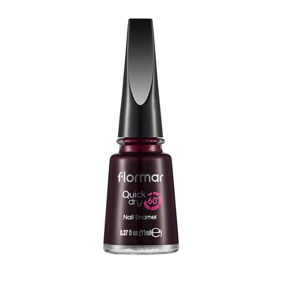 Flormar Quick Dry Nail Enamel Blackstar Red Lac Unghii 11 ml