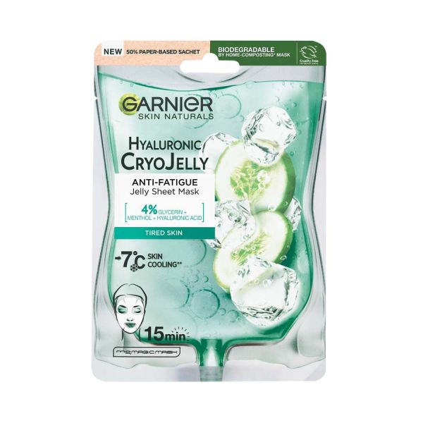Garnier Hyaluronic Cryo Jelly Sheet Mask  Masca 27 g