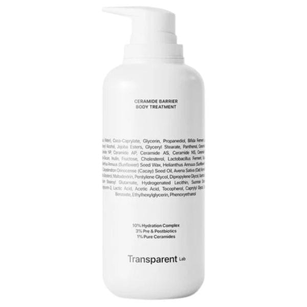 Transparent Lab Ceramide Body Cream  Crema Corp 400 ml