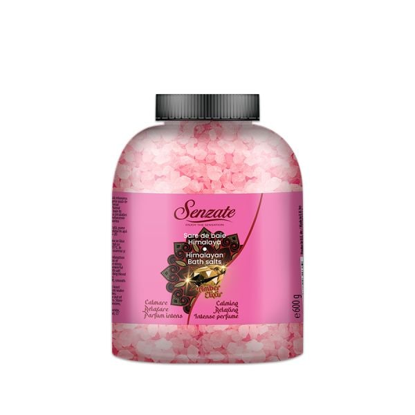 Senzate Himalayan Bath Salt Amber Elixir  Sare Baie 600 g