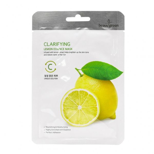 Beauugreen Clarifying Lemon Essence Mask  Masca Fata 23 ml