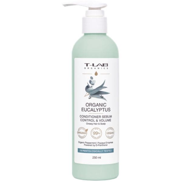 T-LAB Organics Organic Eucalyptus Oil And Volume Control Conditioner  Balsam 250 ml