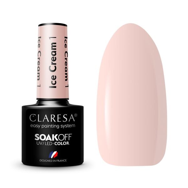 Claresa Soak Off UV/LED Color Ice Cream  Lac Unghii 5 g