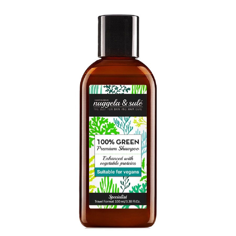 Nuggela & Sulé 100% Green Shampoo Travel Size  Sampon 100 ml