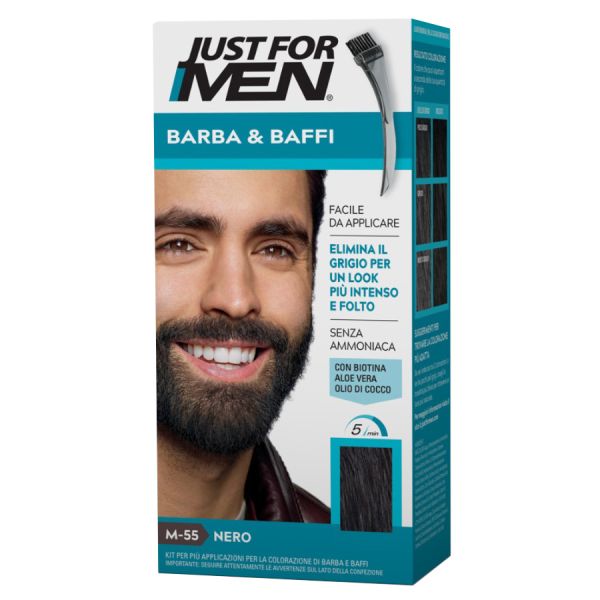 Just for Men Beard And Moustache Paint Real Black M- Vopsea Barba 69 ml