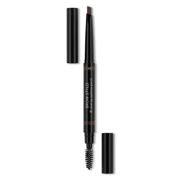 Douglas Make-up Dual-Tip Brow Stylo Eyebrow Pencil Dark Brown Creion Sprancene 1 Bucată