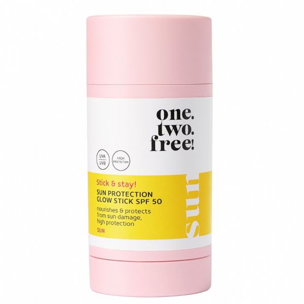 one.two.free! Sun Protection Glow Stick SPF 50  Protectie Solara 25 g
