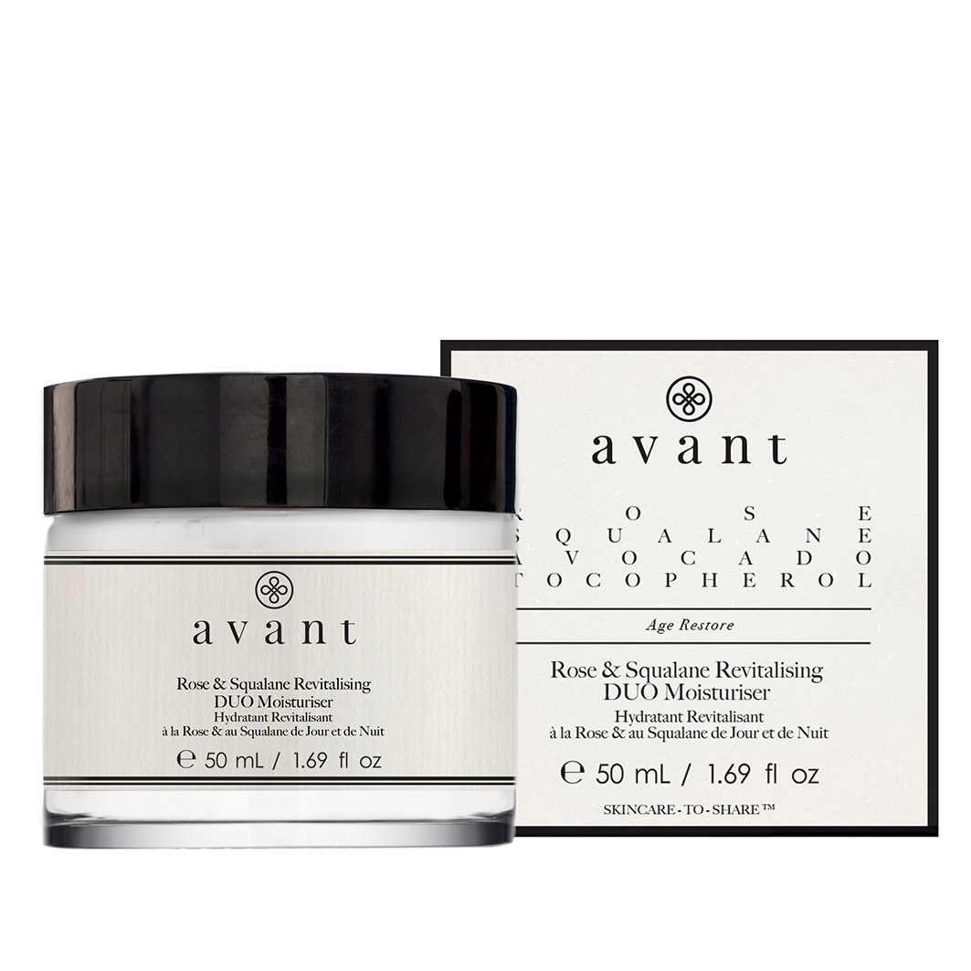 Avant Skincare Rose & Squalane Revitalising DUO Moisturiser  Crema Ochi 50 ml