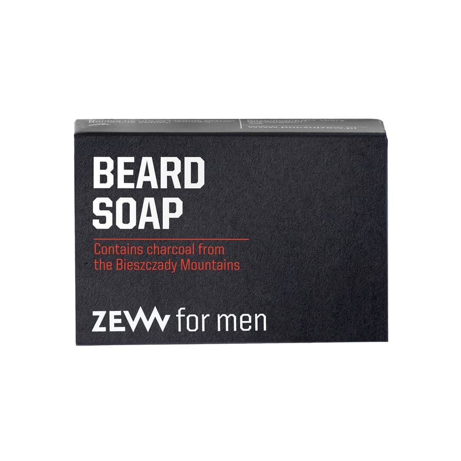 Zew for men Beard Soap with Charcoal  Sapun Barba 85 ml