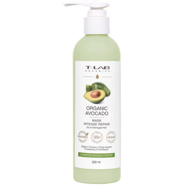 T-LAB Organics Organic Avocado Intense Repair Mask  Masca 250 ml