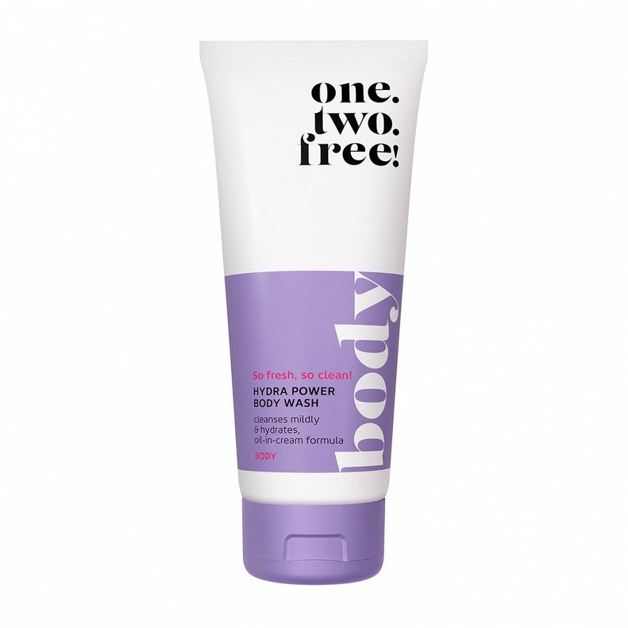 one.two.free! Hydra Power Body Wash  Gel Dus 220 ml