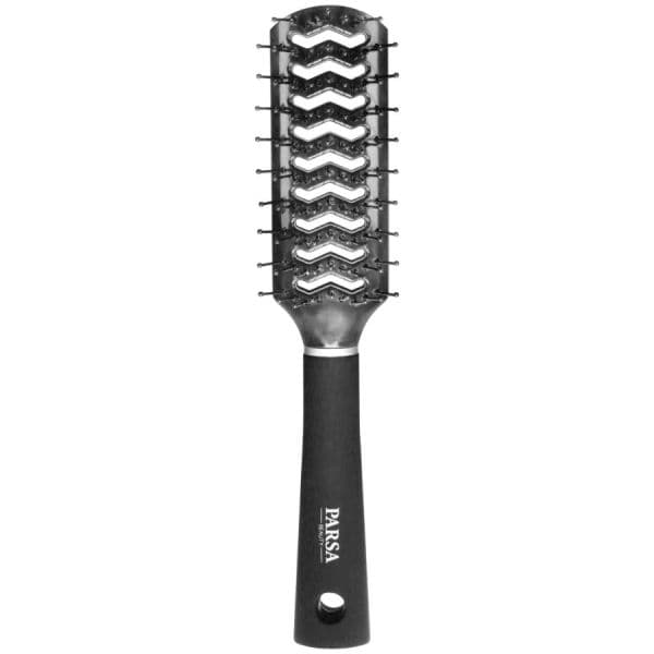 Parsa Beauty Plastic Blow Dryer Brush Black Perie 1 Bucată