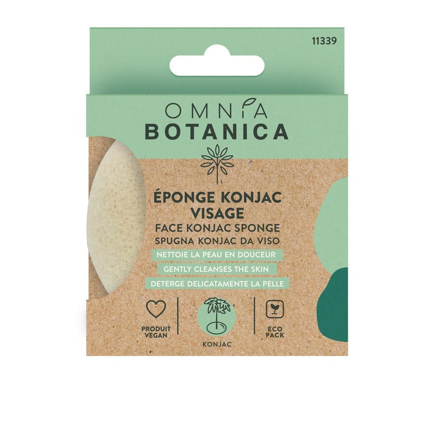 Omnia Botanica Burete Konjac Fata  Burete Baie 1 Bucată