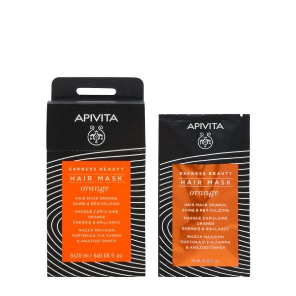 Apivita Express Beauty Shine And Revitalizing Hair Mask  Masca 20 ml