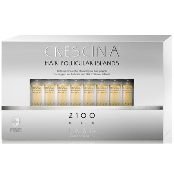 Crescina Hair Follicular Islands 2100 Men  Tratament Dermacosmetic 1 ml
