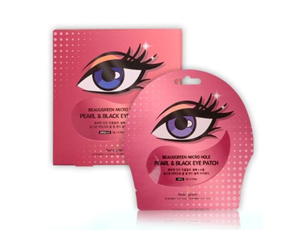 Beauugreen Micro Hole Pearl & Black Eye Patch 1 Pair  Masca Ochi 3 g