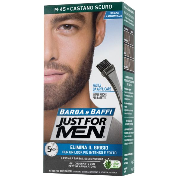 Just for Men Beard And Moustache Paint Castano Scuro M- Vopsea Barba 69 ml