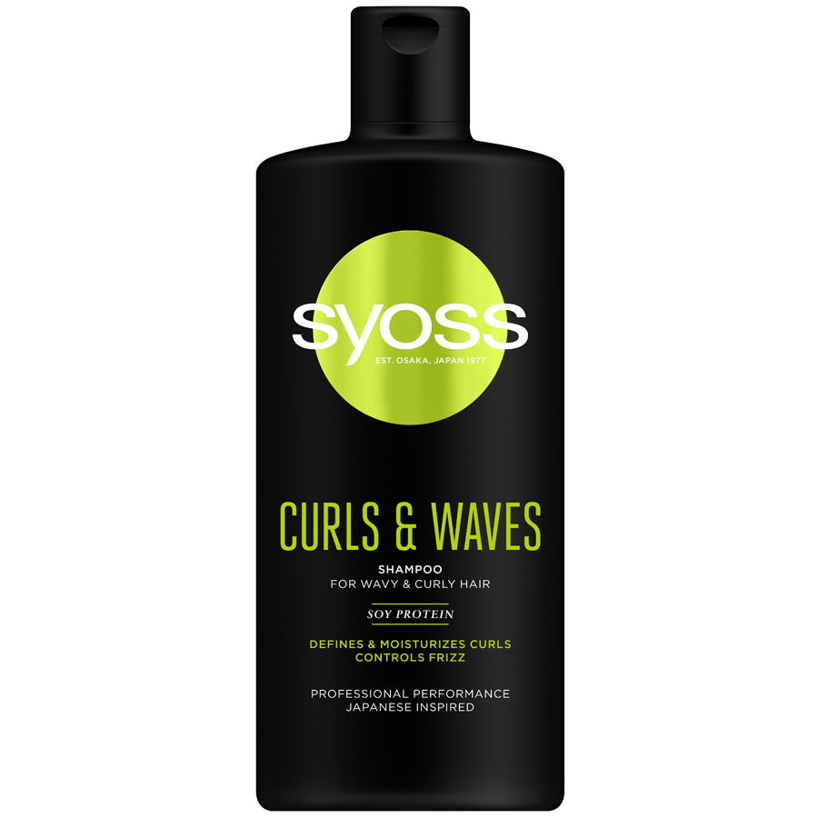 Syoss Sampon Curls&Waves Pentru Par Ondulat  Sampon 440 ml