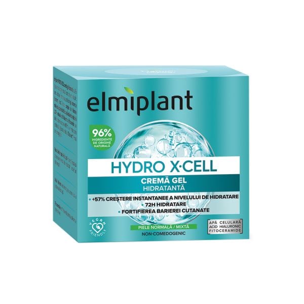 Elmiplant Hydro X-cell Moisturizing Gel Cream  Crema Gel 50 ml