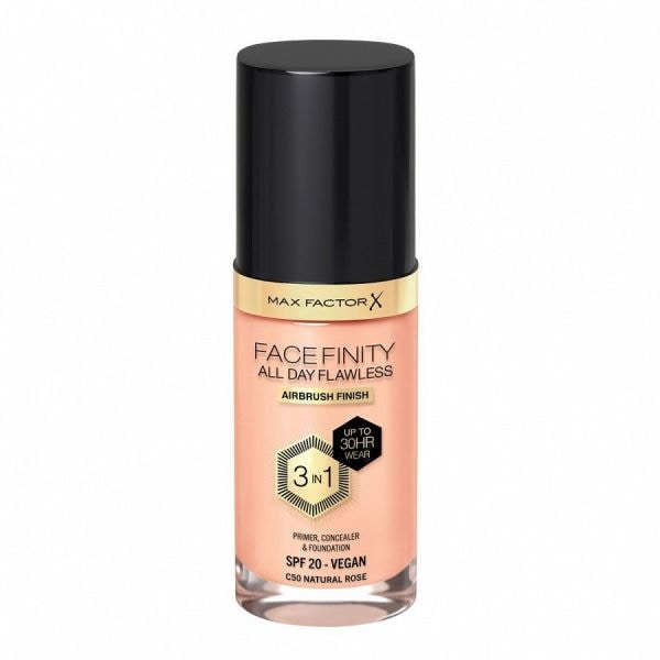 Max Factor Facefinity All Day Flawless Foundation Natural Rose Fond Ten 30 ml