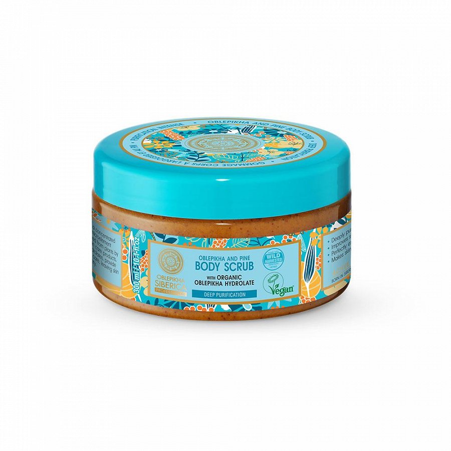 Natura Siberica Oblepikha And Pine Body Scrub  Exfoliant Corp 300 ml