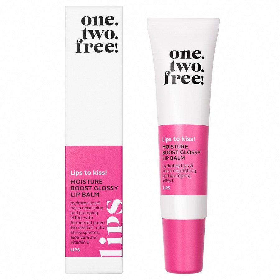 one.two.free! Moisture Boost Glossy Lip Balm Original Balsam Buze 13 g