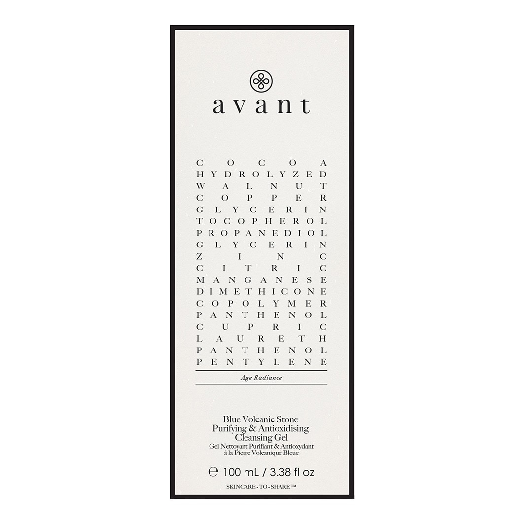 Avant Skincare Blue Volcanic Stone Purifying & Antioxydising Cleansing Gel  Gel Curatare 100 ml