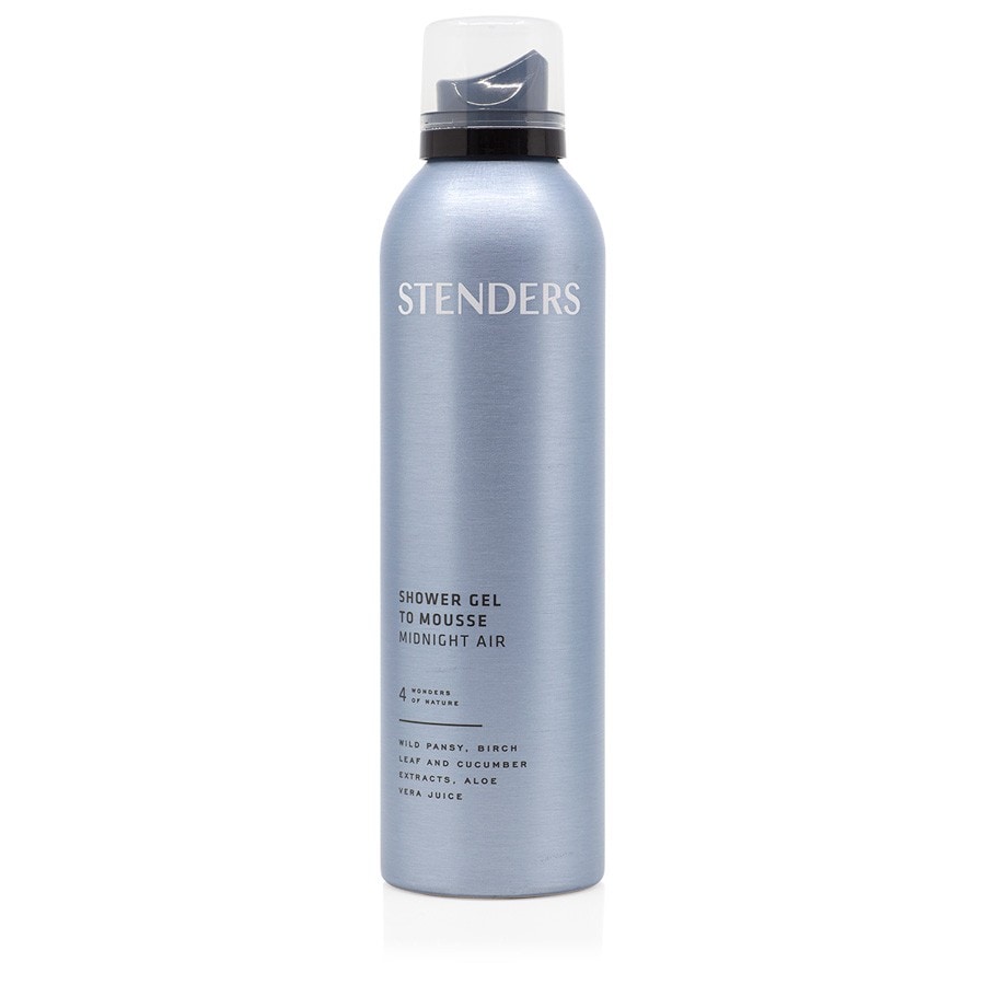 Stenders Shower Gel To Mousse Midnight Air  Gel Dus 200 ml