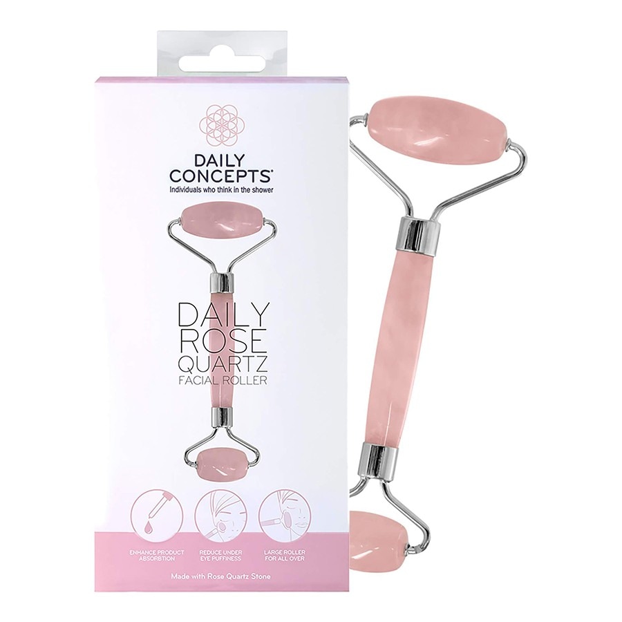Daily Concepts Rose Quartz Facial Roller  Roller Facial 1 Bucată