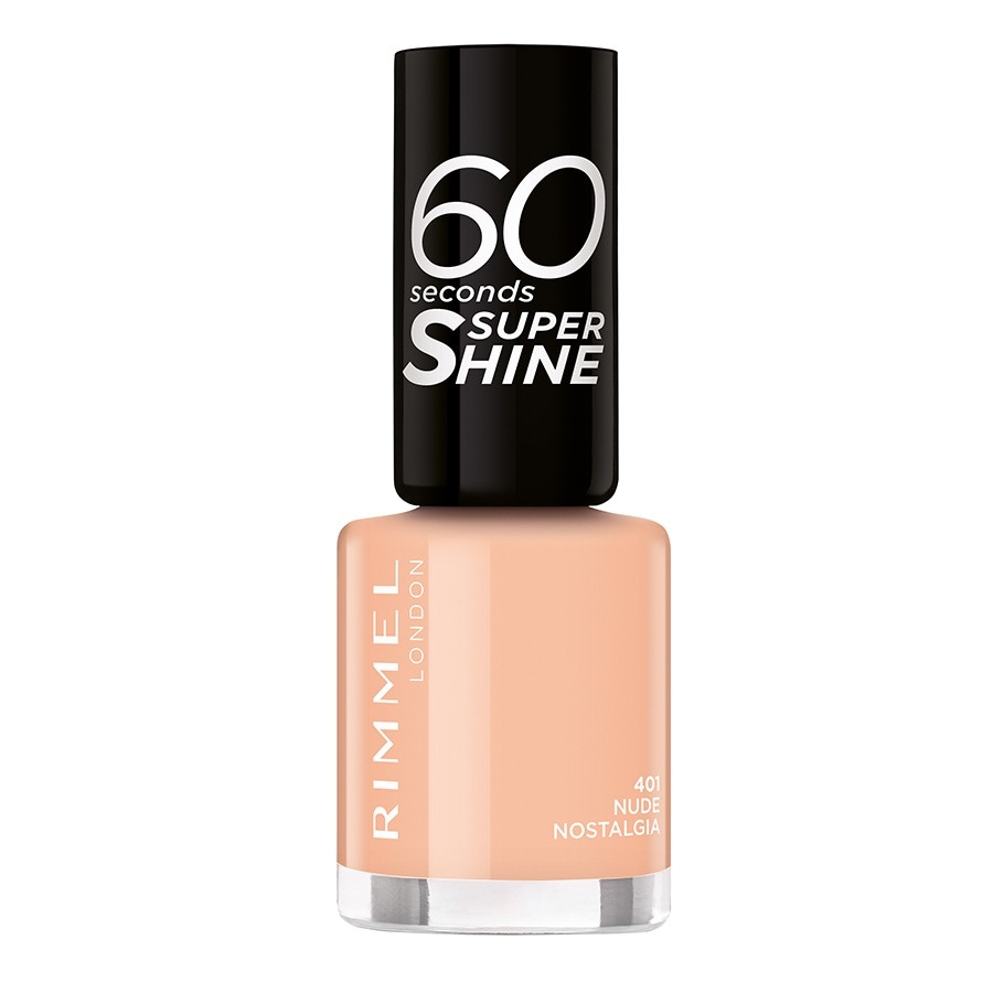 Rimmel London 60 Seconds Super Shine Nail Nude nostalgia Lac Unghii 8 ml