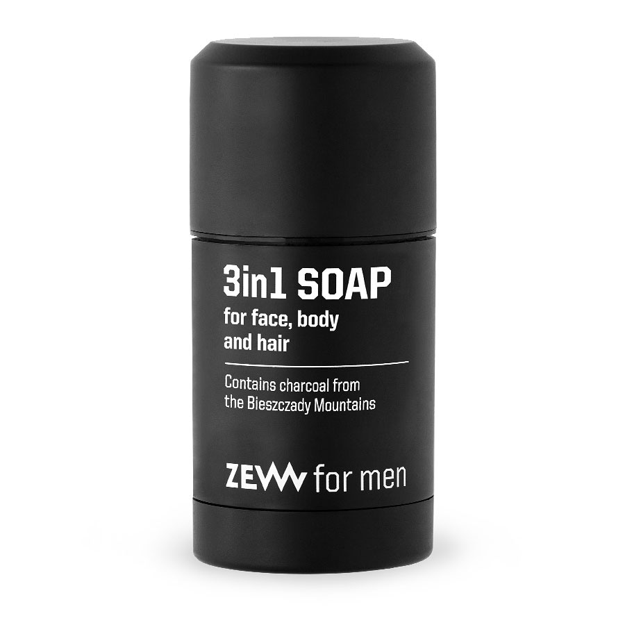 Zew for men 3 IN 1 Soap with Charcoal  Sapun 85 ml