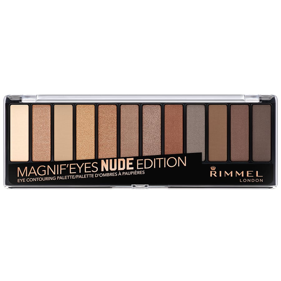 Rimmel London MagnifEyes Palette Nude Edition Paleta Machiaj 14.2 g