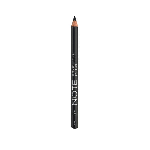 Note Cosmetique Ultra Rich Color Eye Pencil Black Creion Ochi 0.35 g