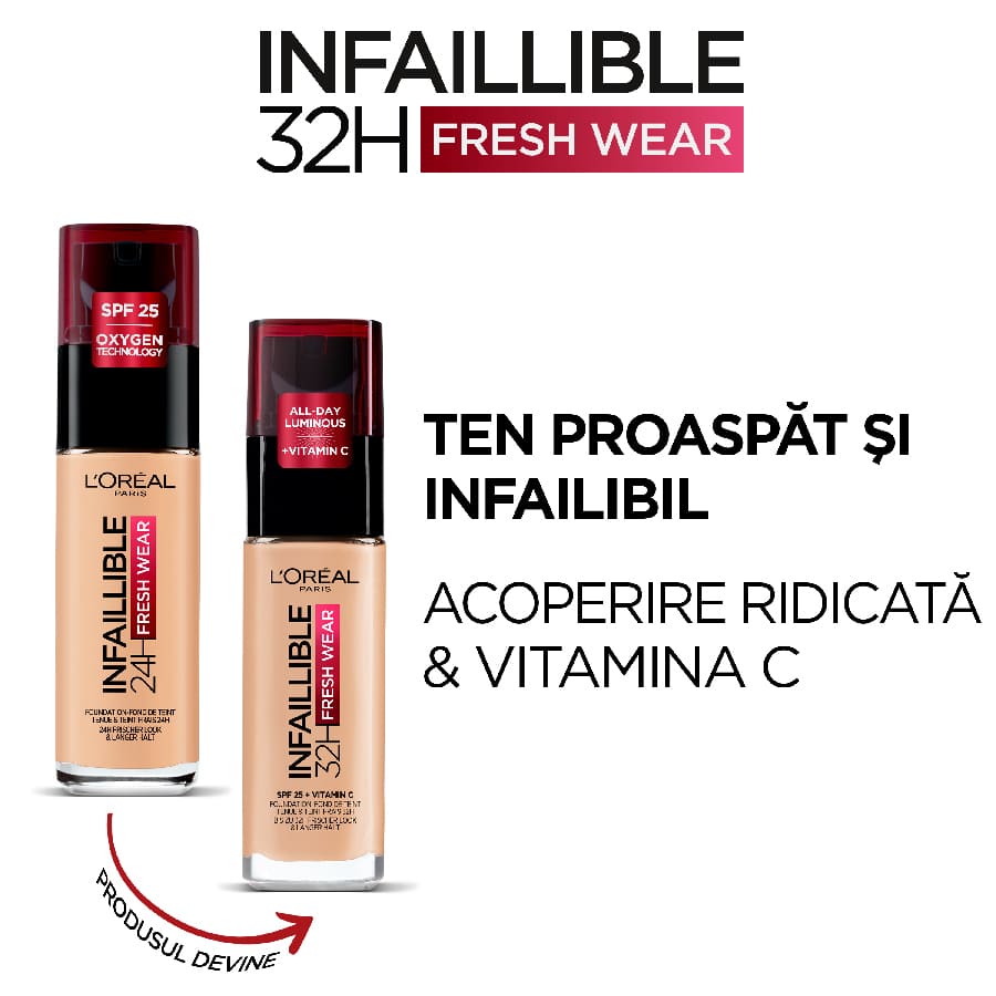 L'Oreal Paris Infaillible Satin Golden Sand Fond Ten 30 ml