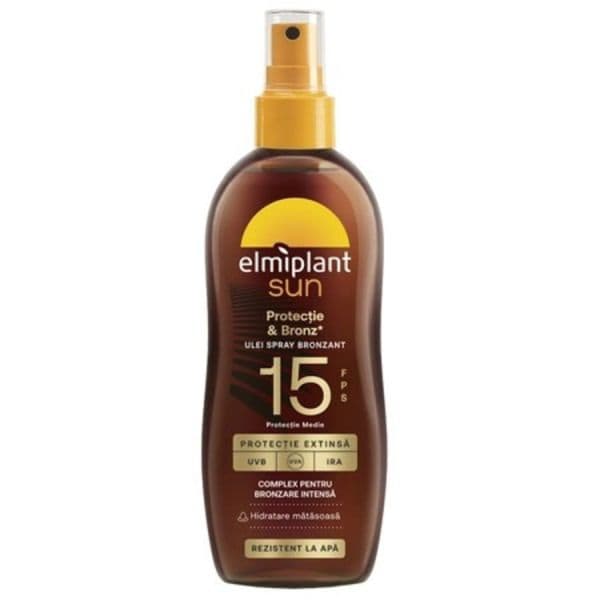 Elmiplant Self-tanning Oil With Sun Protection SPF 15  Autobronzant 150 ml