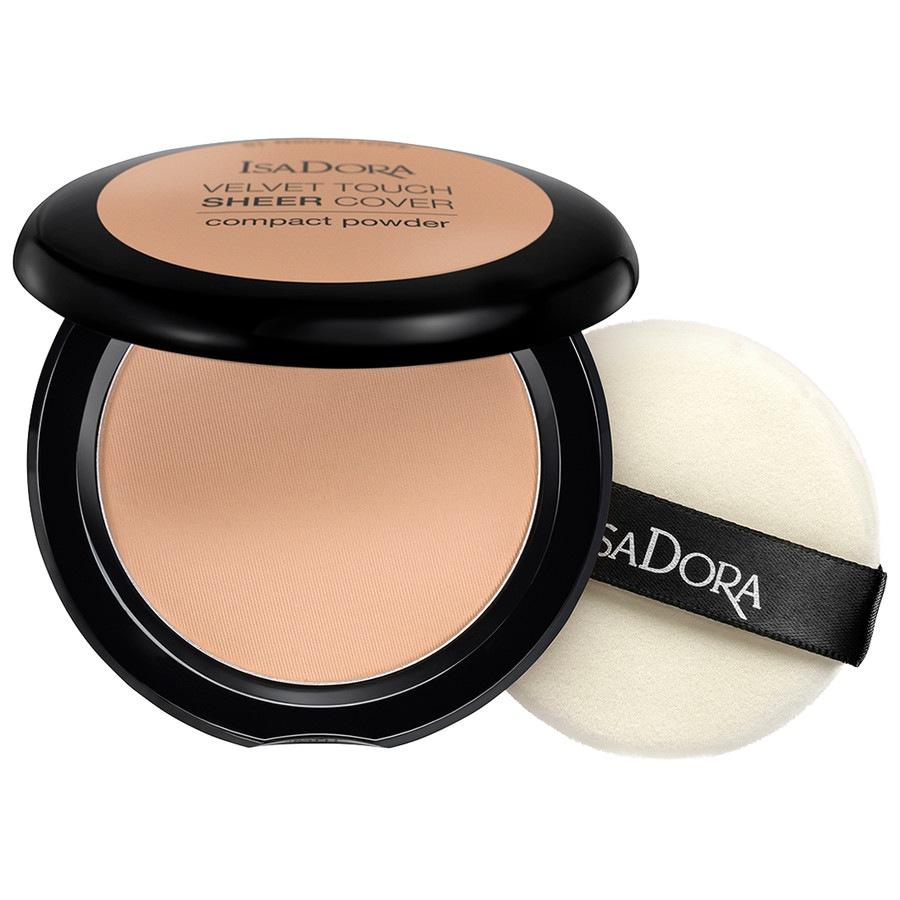 Isadora Velvet Touch Sheer Cover Compact Warm Beige Pudra 10 g