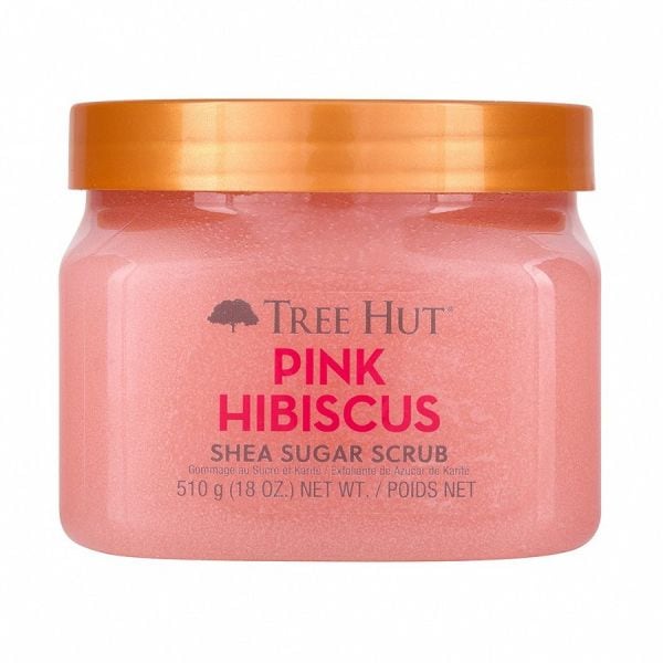 Tree Hut Shea Sugar Scrub Pink Hibiscus  Exfoliant Corp 510 g