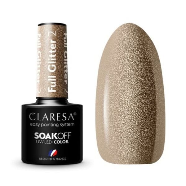 Claresa Full Glitter SoakOff UV/LED Color  Lac Unghii 5 g