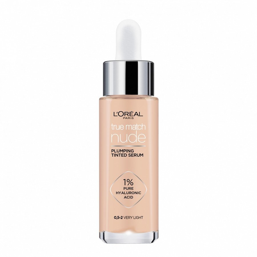 L'Oreal Paris True Match Nude Plumping Tinted Serum .Very Light Fond Ten 30 ml
