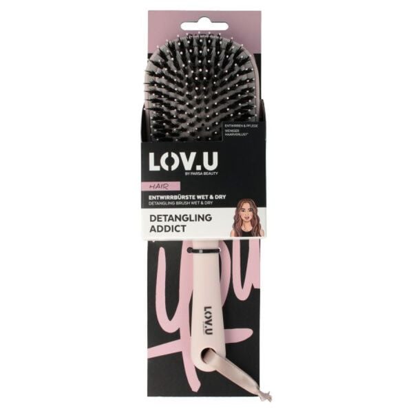 Parsa Beauty Detangling Brush Wet&Dry MB Beige Perie 1 Bucată