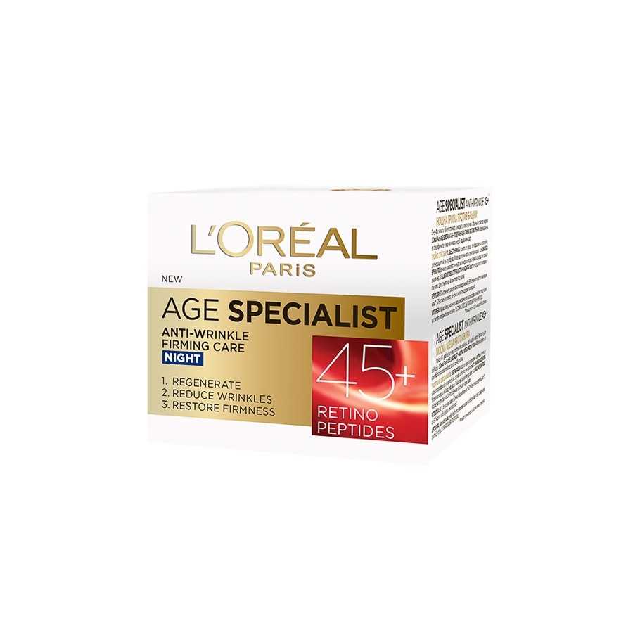 L'Oreal Paris Crema Antirid Noapte Age Specialist  45+  Crema Fata 50 ml